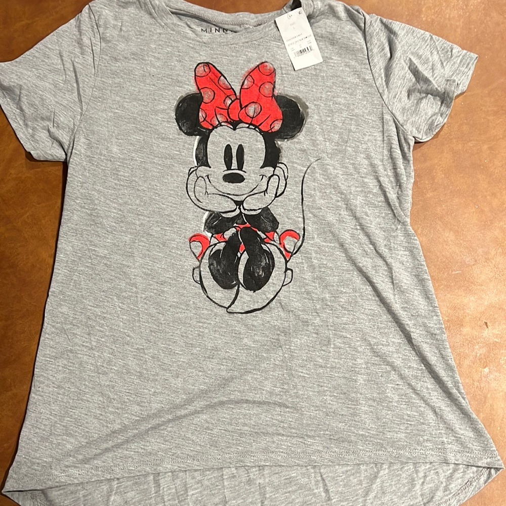 Disney Minnie Mouse grey T-shirt size L